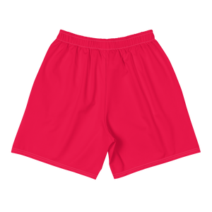 Red and White Bear Athletic Shorts